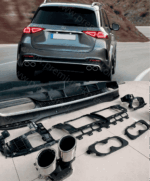 Диффузор 53 AMG с насадками выхлопа на Mercedes GLE V167