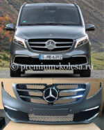 Рестайлинговый бампер оригинал Mercedes-Benz V-Class W447 — изображение 2