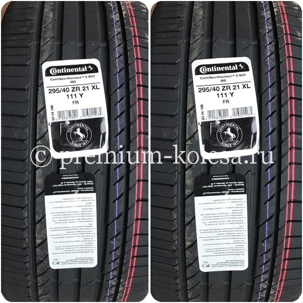 shiny-gelik Летние шины Continental ContiSportContact 5 SUV 295/40 R21 — изображение 1